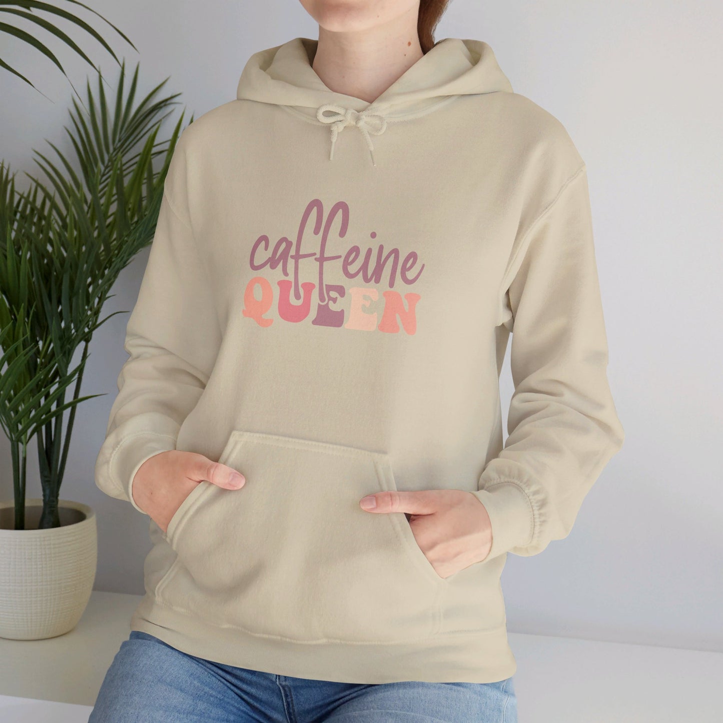 Caffeine Queen, Ruler of Mornings - Hooded Sweatshirt