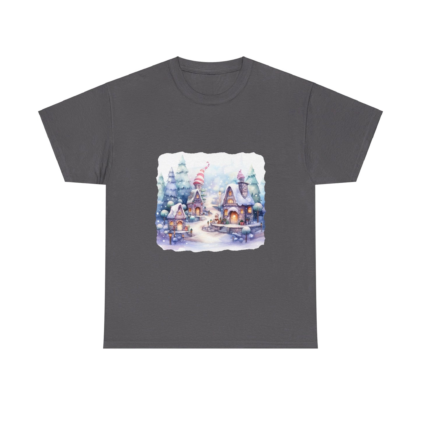 Snowy Christmas Village 4 - T-Shirt