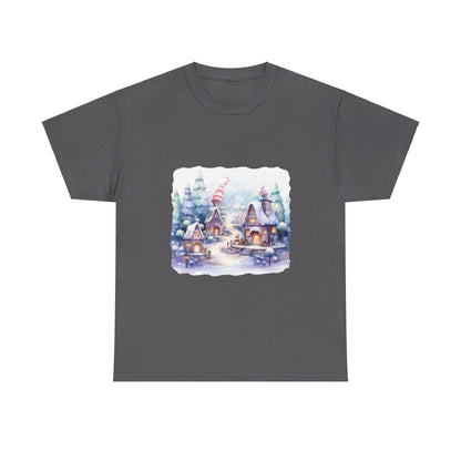 Snowy Christmas Village 4 - T-Shirt