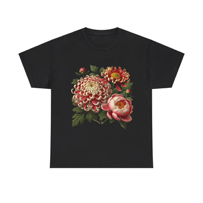 November Flowers - Birth Month - T-Shirt