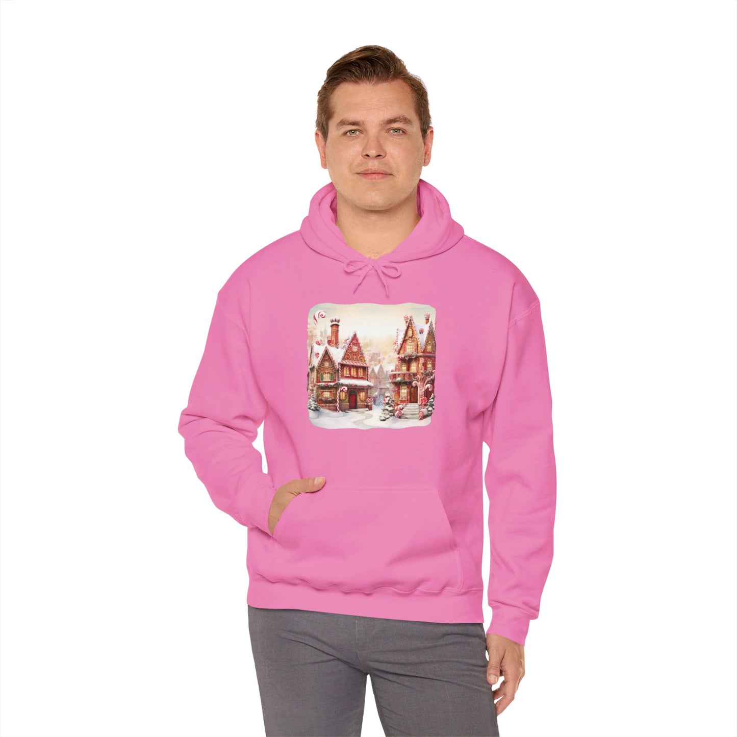 Snowy Christmas Village 11 - Hooded Sweatshirt