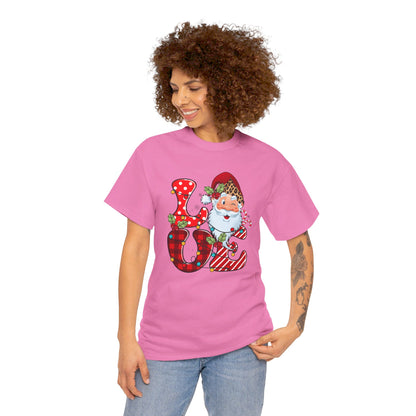 Festive Santa LOVE - T-Shirt