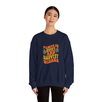 Pumpkin Kisses And Harvest Wishes - Sweatshirt