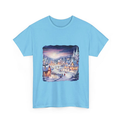 Snowy Christmas Village 3 - T-Shirt