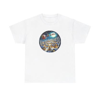 Santa's Snowy Flight - T-Shirt