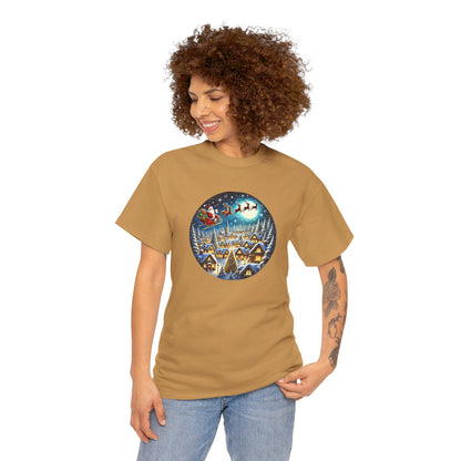 Santa's Snowy Flight - T-Shirt