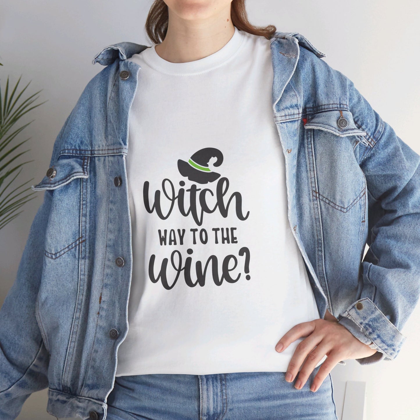 Witch way to the wine-T-Shirt