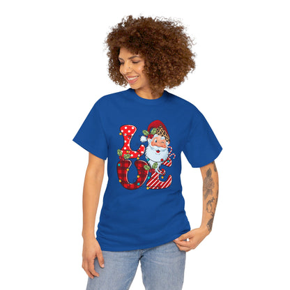 Festive Santa LOVE - T-Shirt