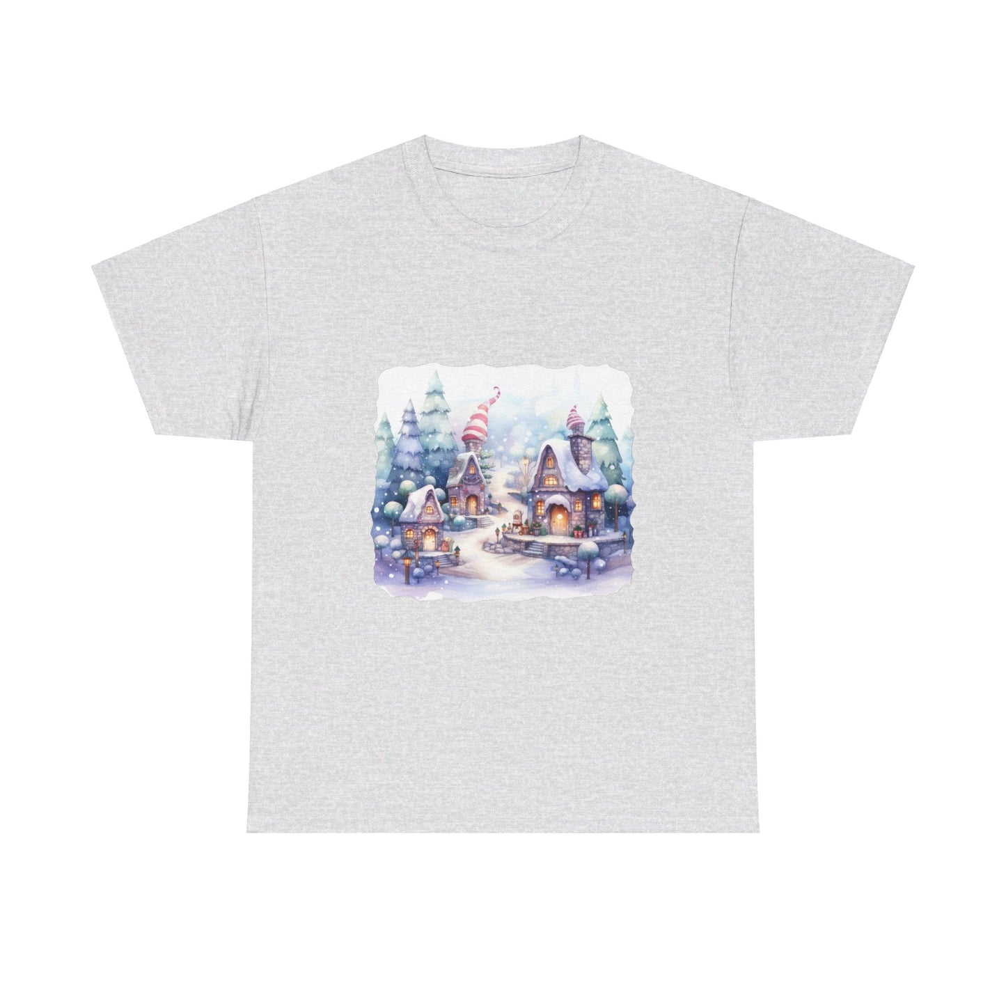 Snowy Christmas Village 4 - T-Shirt