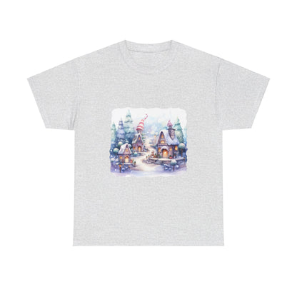 Snowy Christmas Village 4 - T-Shirt