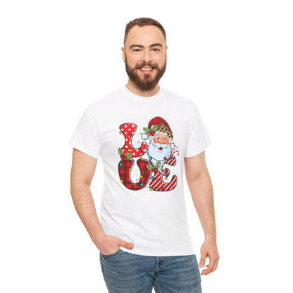 Festive Santa LOVE - T-Shirt