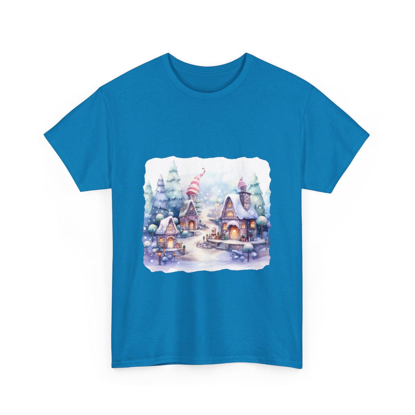 Snowy Christmas Village 4 - T-Shirt