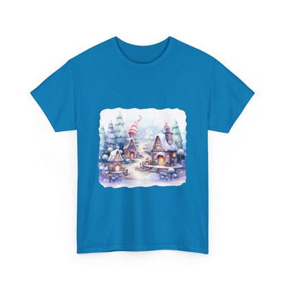 Snowy Christmas Village 4 - T-Shirt