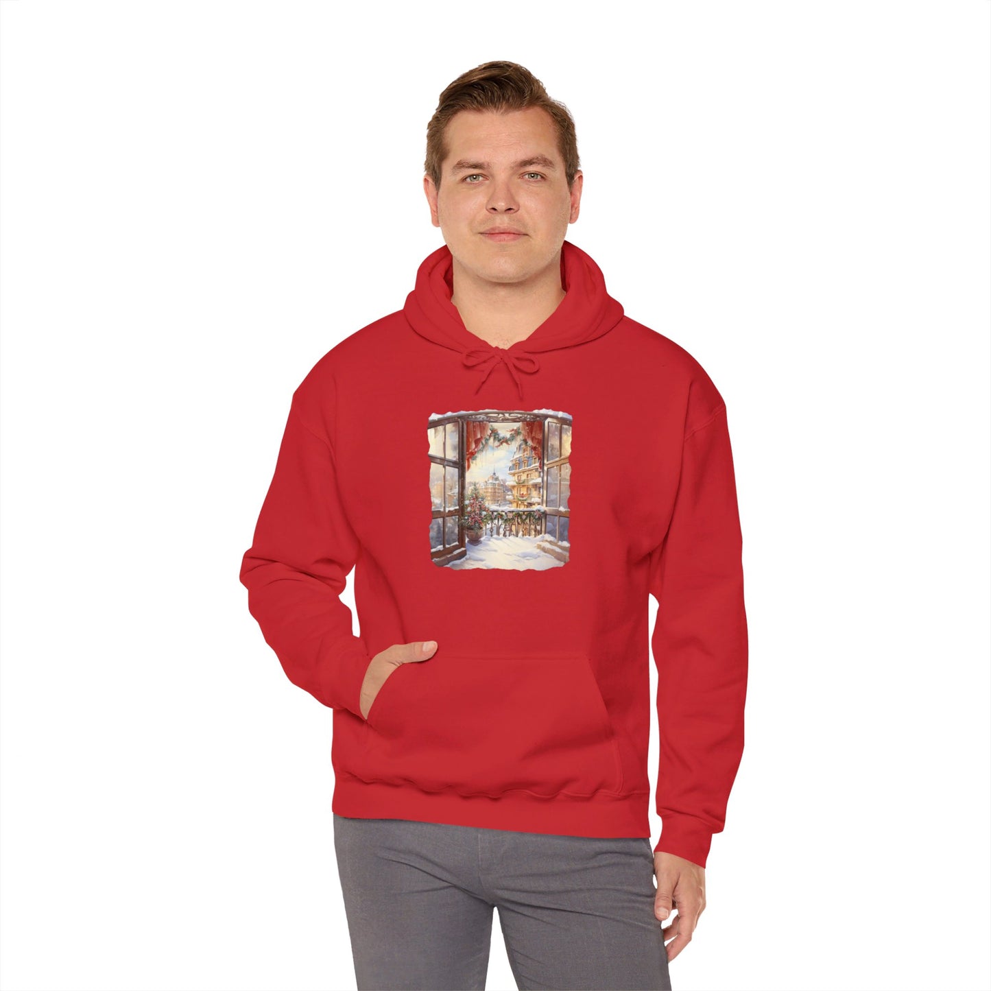 Christmas City To The Window - Hooded Sweatshirt