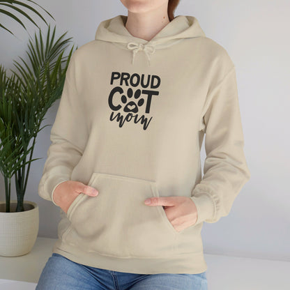 Proud Cat Mom Feline Love Forever - Hooded Sweatshirt