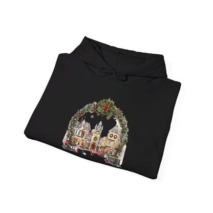 Village Christmas Eve - Hooded Sweatshirt