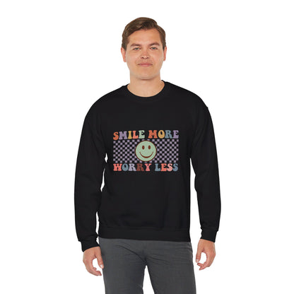 Smile More, Worry Less Sweatshirt