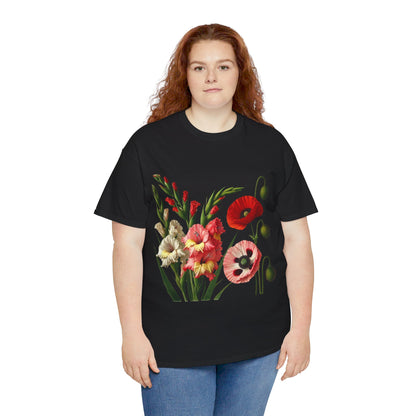 August Flowers - Birth Month - T-Shirt