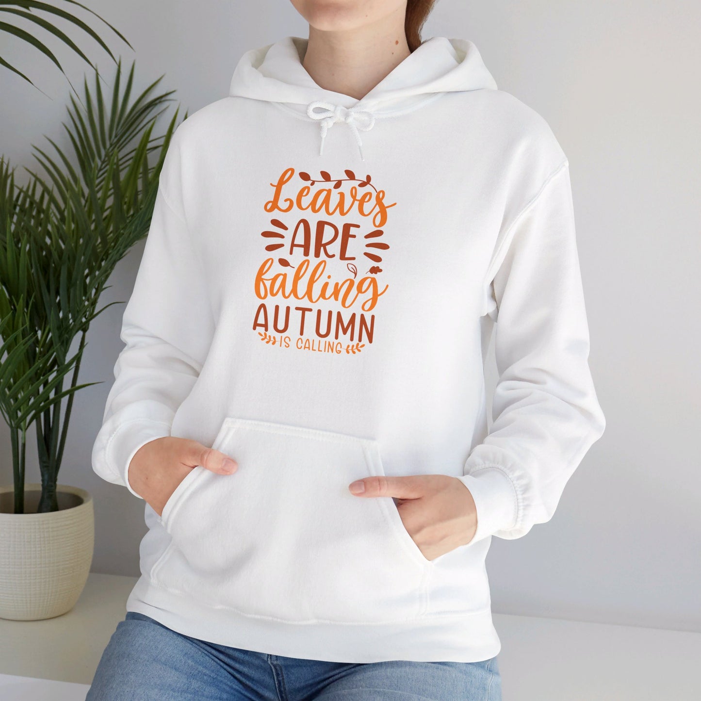 Autumn’s Calling, Leaves Are Falling Gracefully - Hooded Sweatshirt