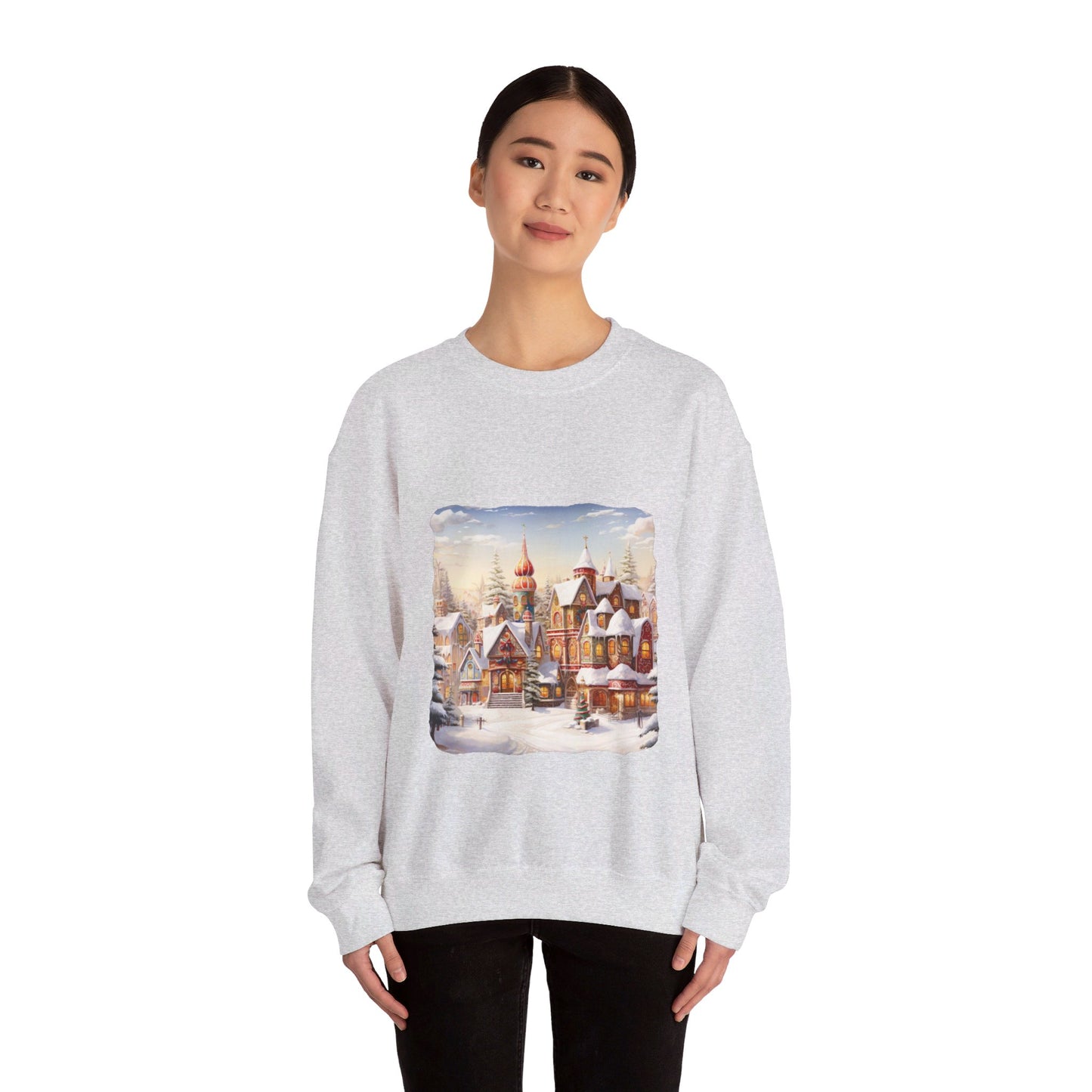 Snowy Christmas Village 12 - Sweatshirt