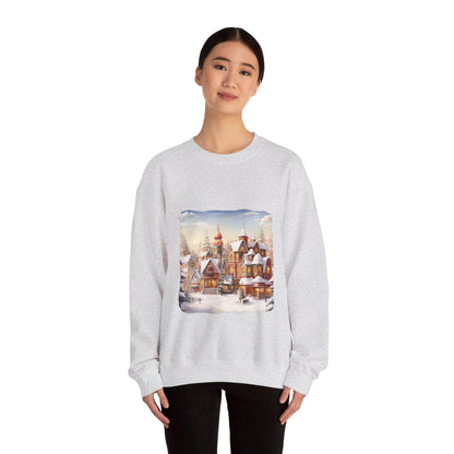 Snowy Christmas Village 12 - Sweatshirt