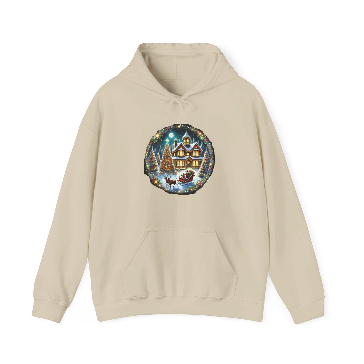 Santa's Frosty Ride - Hooded Sweatshirt