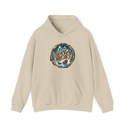 Santa's Frosty Ride - Hooded Sweatshirt