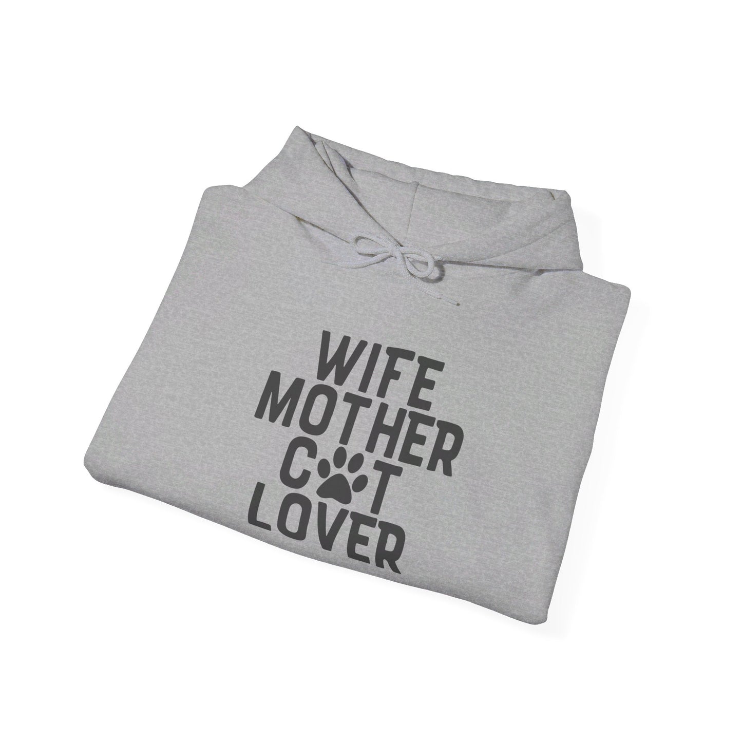 Wife Mother Cat Lover, Pure Joy - Hooded Sweatshirt