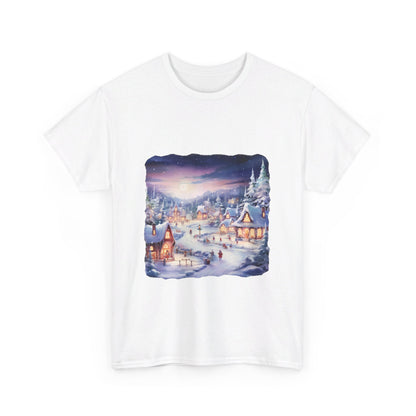 Snowy Christmas Village 3 - T-Shirt
