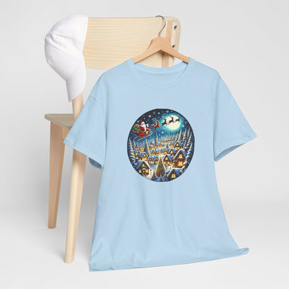 Santa's Snowy Flight - T-Shirt