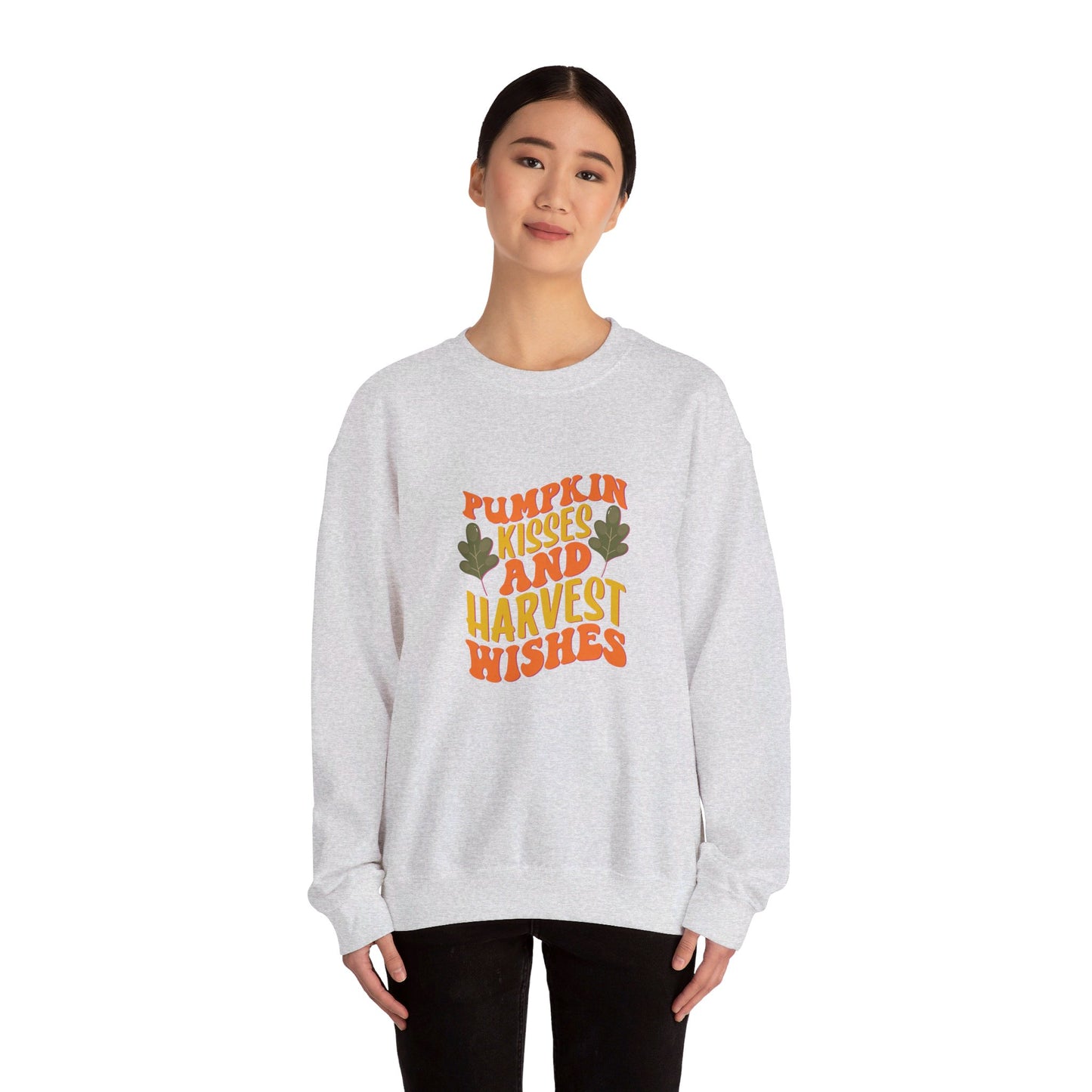 Pumpkin Kisses And Harvest Wishes - Sweatshirt