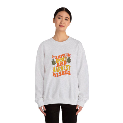 Pumpkin Kisses And Harvest Wishes - Sweatshirt