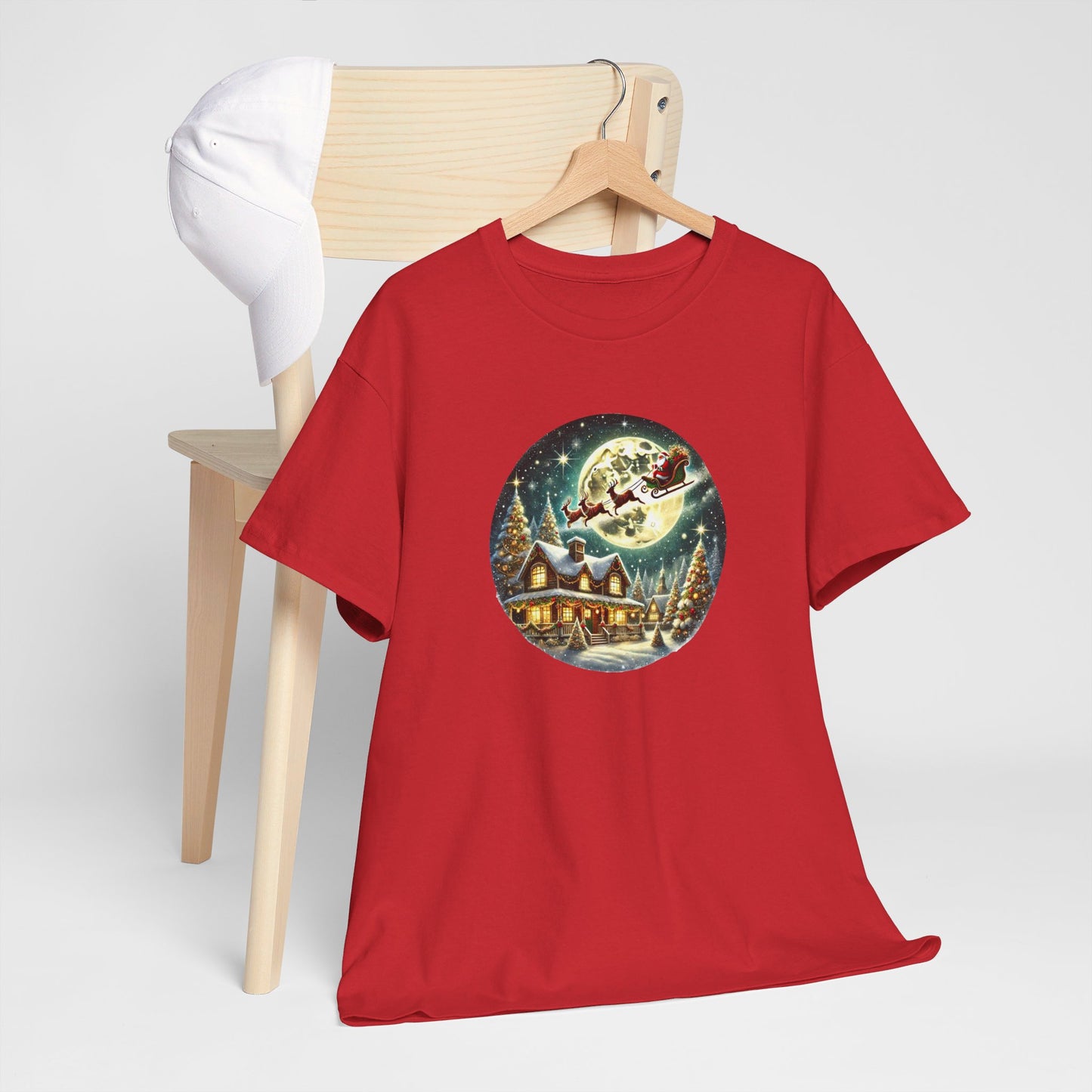 Festive Santa Christmas Village - T-Shirt