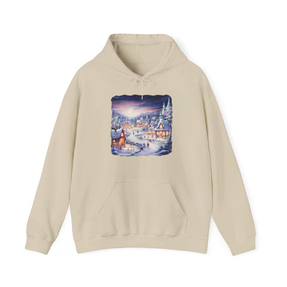 Snowy Christmas Village 3 - Hooded Sweatshirt