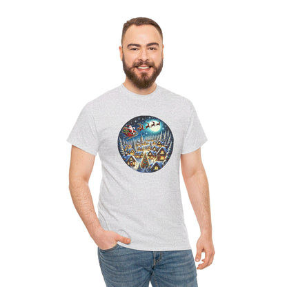 Santa's Snowy Flight - T-Shirt