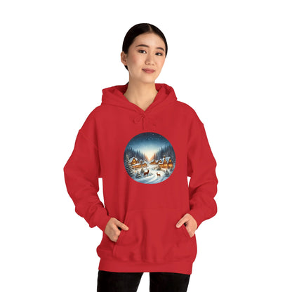 Magical Snowy Night - Hooded Sweatshirt