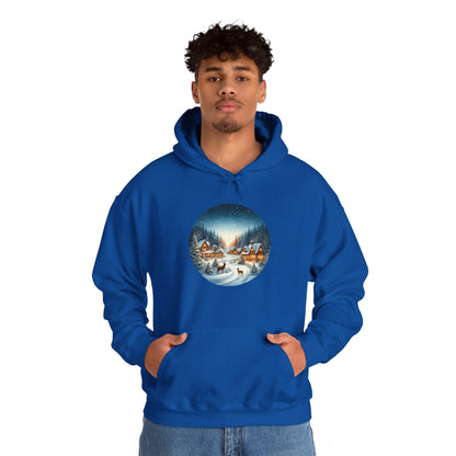 Magical Snowy Night - Hooded Sweatshirt