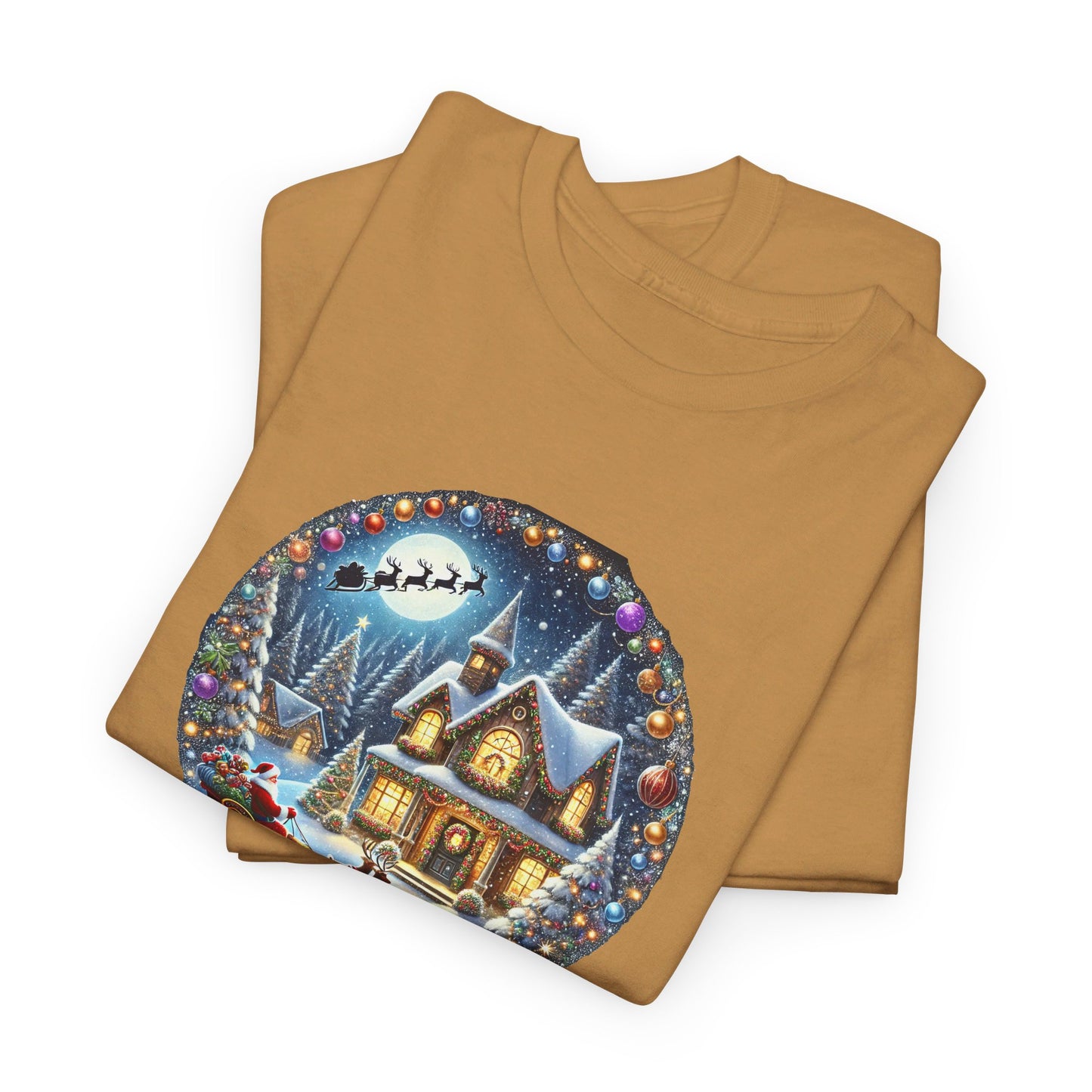 Festive Santa Sleigh - T-Shirt