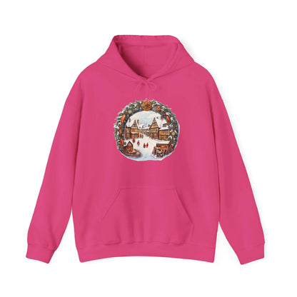 Village Yuletide Joy - Hooded Sweatshirt