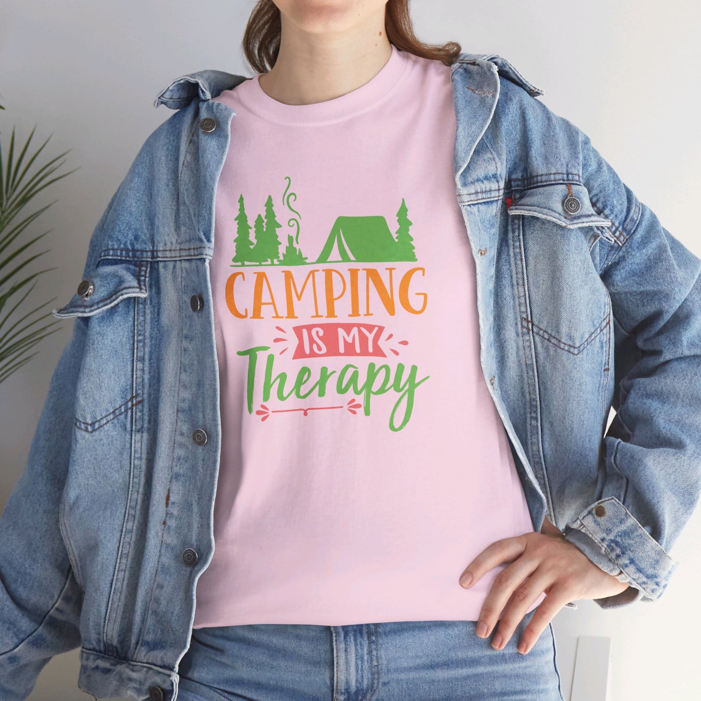 Camping Is My Therapy - T-Shirt