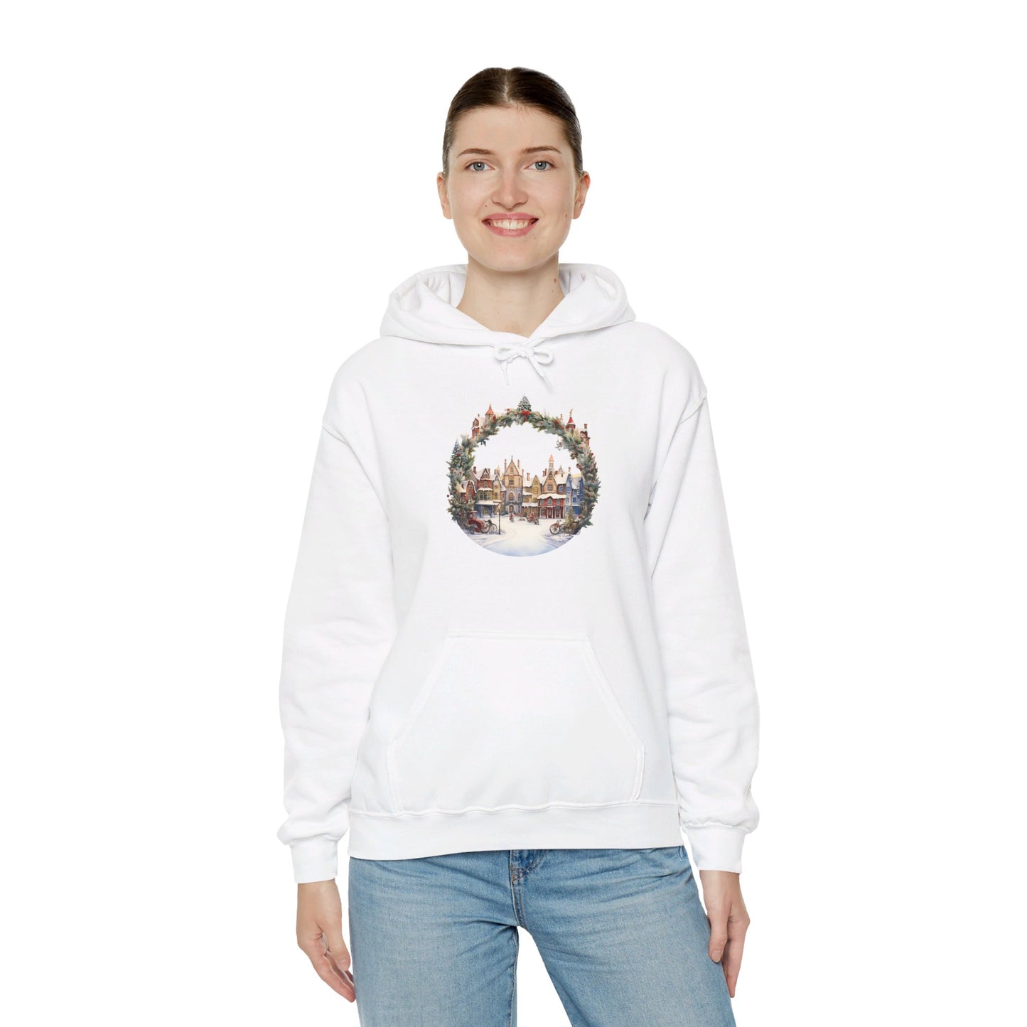 Village Festive Magic - Hooded Sweatshirt