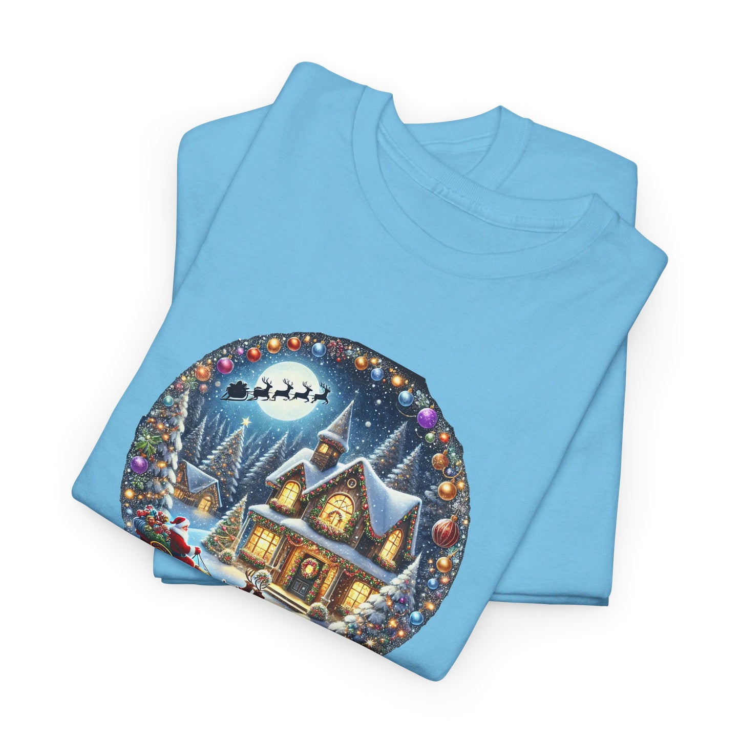 Festive Santa Sleigh - T-Shirt