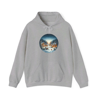 Magical Snowy Night - Hooded Sweatshirt