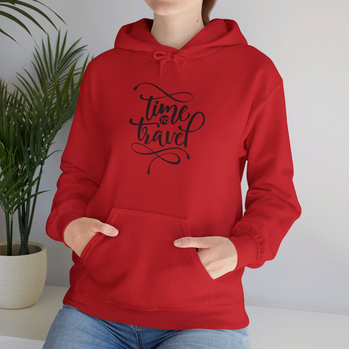 Adventure Awaits, Time to Travel Now - Hooded Sweatshirt