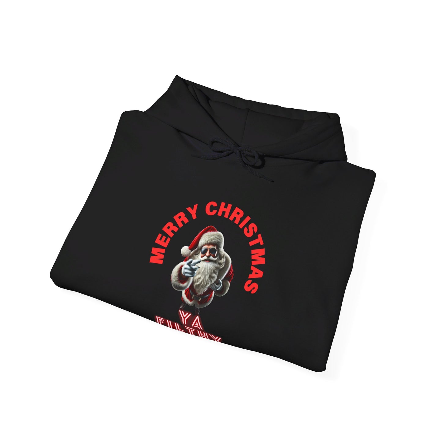 Merry Christmas - Ya Filthy Animal Unisex Heavy Blend™ Hooded Sweatshirt