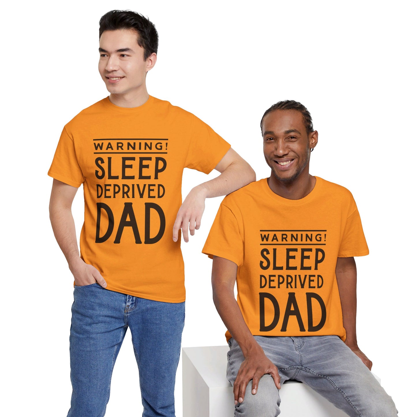 Warning Sleep Deprived Dad - T-Shirt