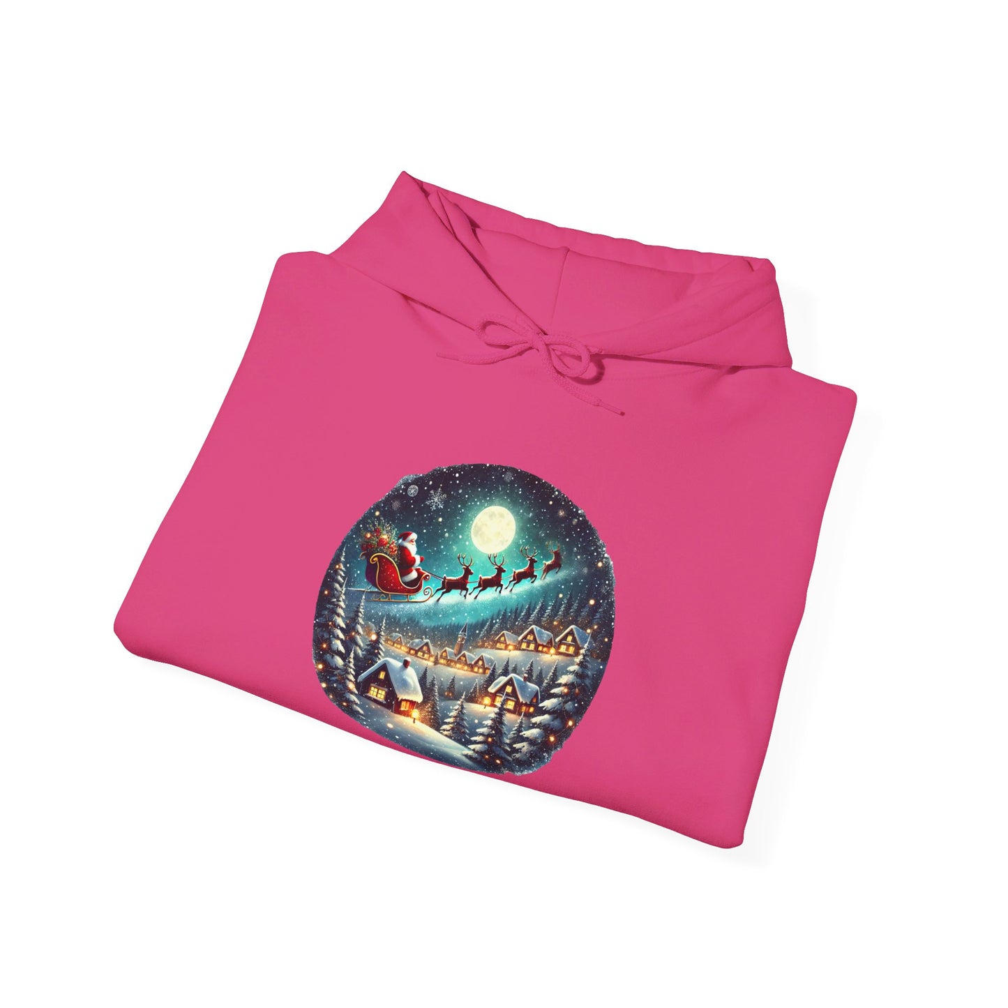 Moonlit Santa Ride - Hooded Sweatshirt