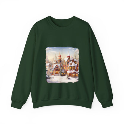 Snowy Christmas Village 12 - Sweatshirt