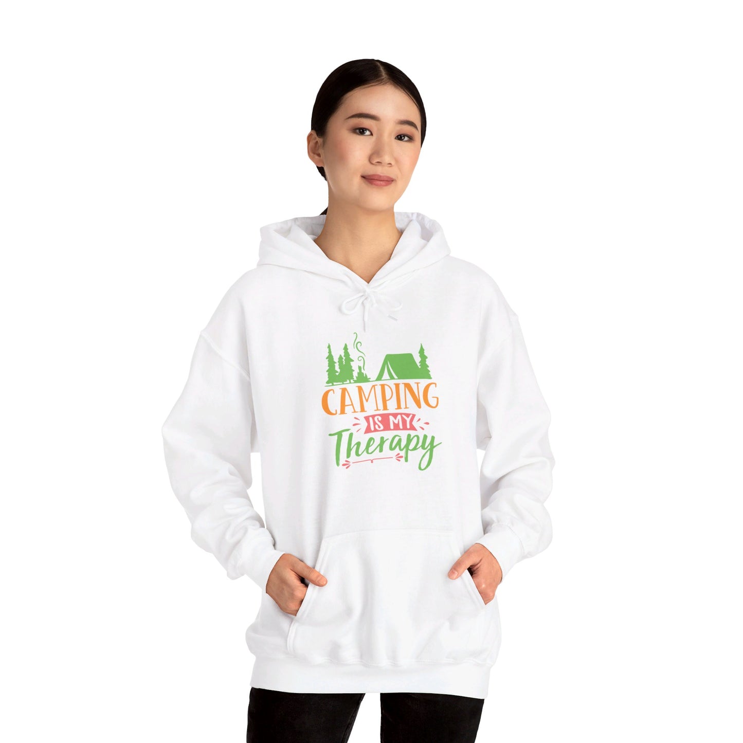 Camping Is My Therapy - Hooded Sweatshirt