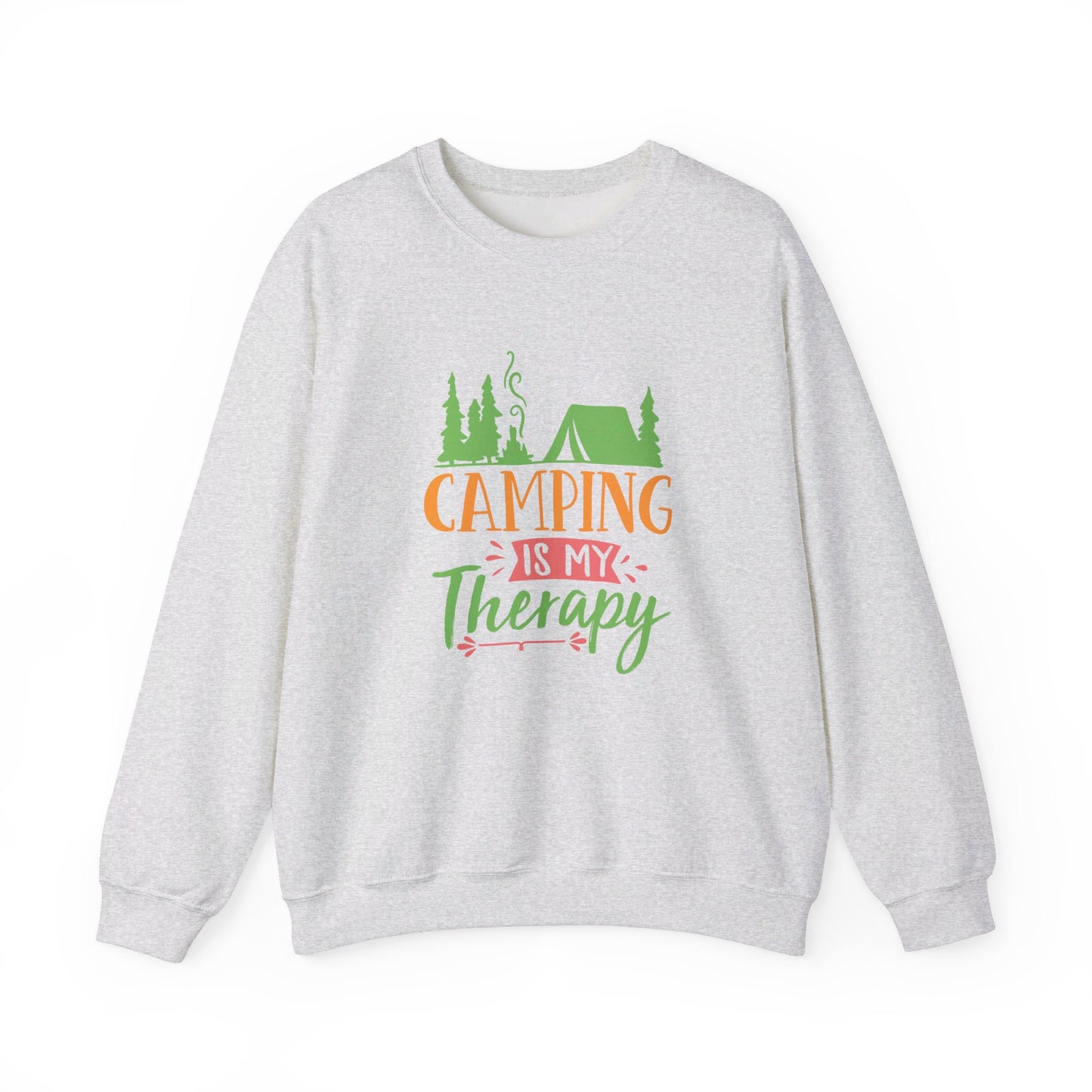 Camping Is My Therapy  - Crewneck Sweatshirt